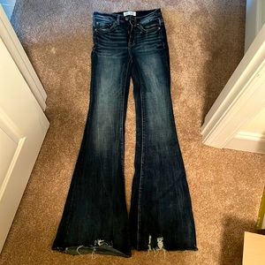BKE Parker High Rise Super Flare jeans 23x35.5